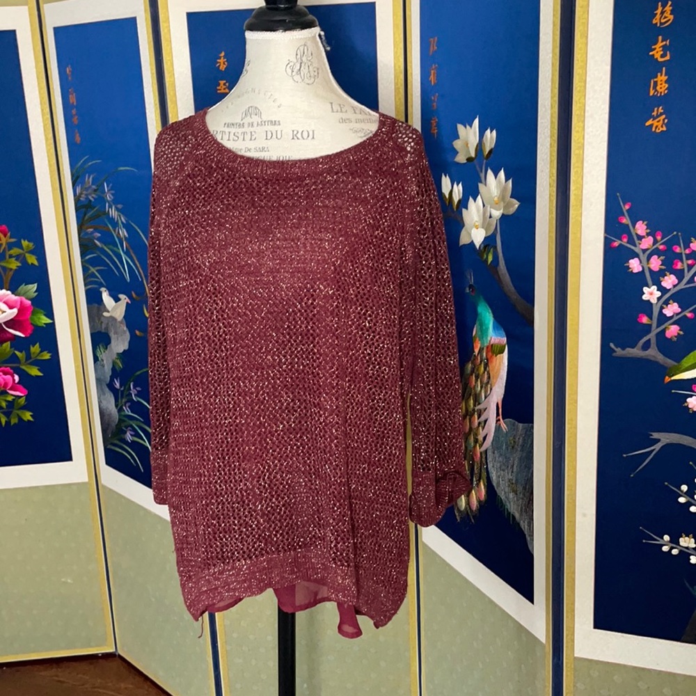 Wine fancy Sweater